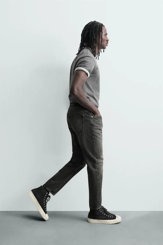 УКОРОЧЕННЫЕ ДЖИНСЫ SLIM FIT