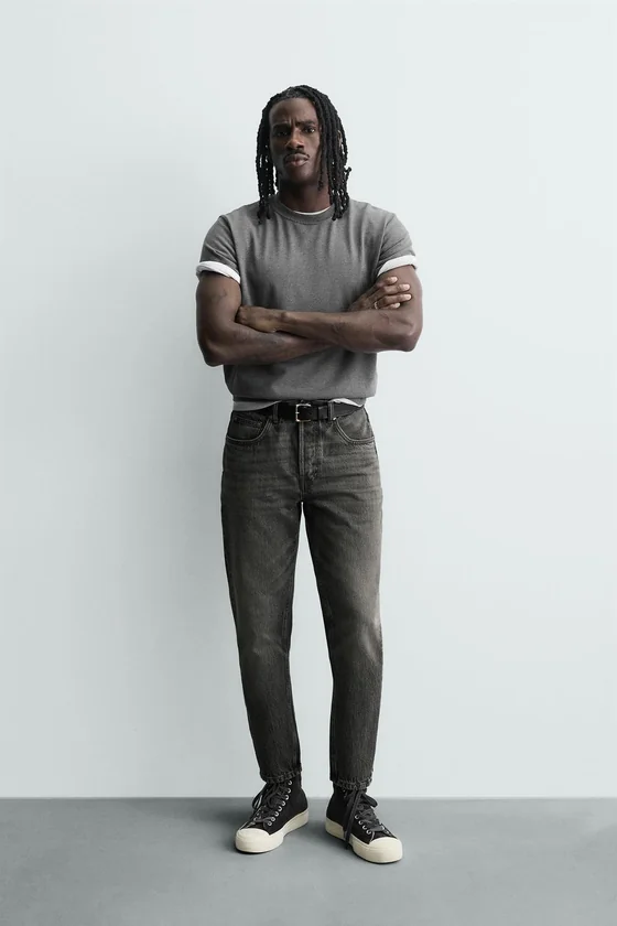 УКОРОЧЕННЫЕ ДЖИНСЫ SLIM FIT