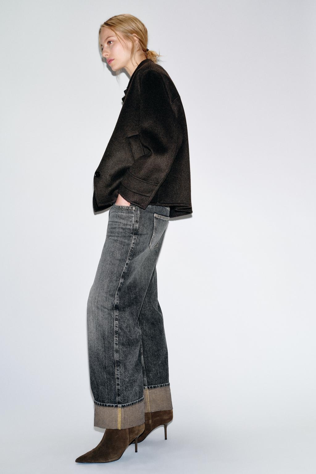 КОЖАНЫЕ БОТИЛЬОНЫ НА КАБЛУКЕ