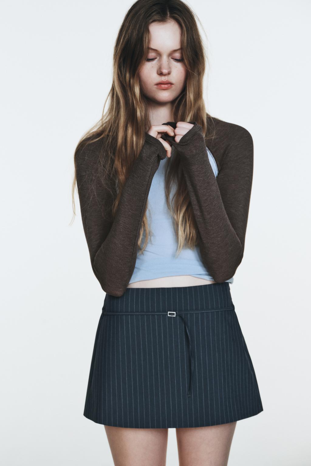 ЮБКА-ШОРТЫ С РЕМНЕМ