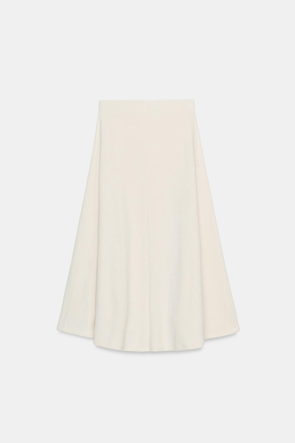 ЮБКА ИЗ МЯГКОЙ ТКАНИ