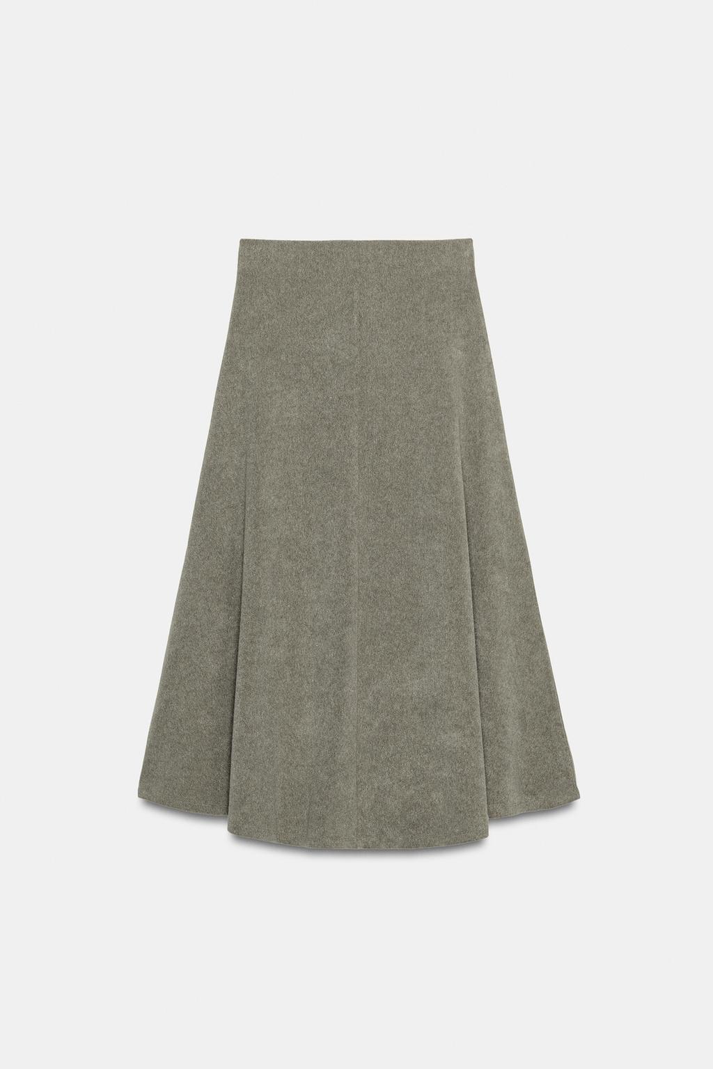 ЮБКА ИЗ МЯГКОЙ ТКАНИ