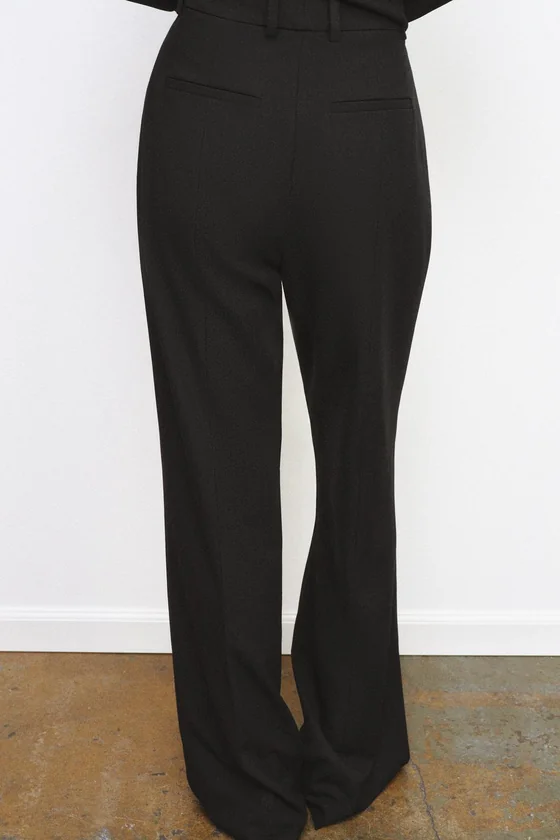 БРЮКИ WIDE LEG С ВЫСОКОЙ ПОСАДКОЙ — ZW COLLECTION