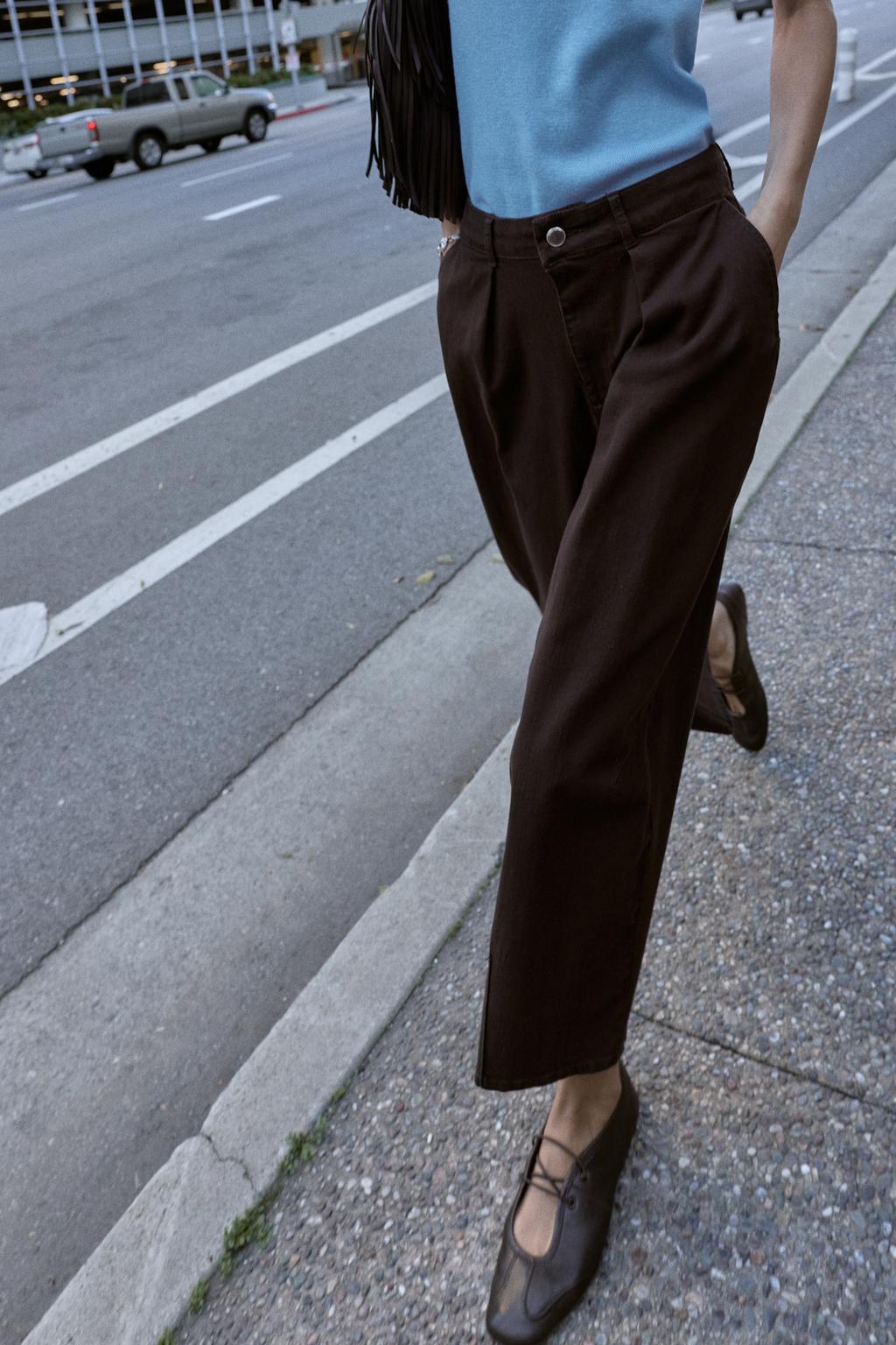 БРЮКИ BALLOON С ЗАЩИПАМИ