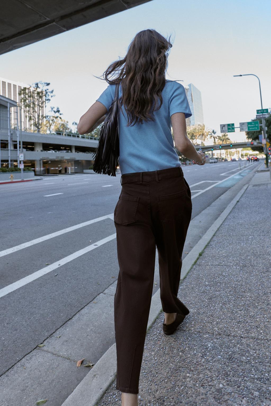 БРЮКИ BALLOON С ЗАЩИПАМИ