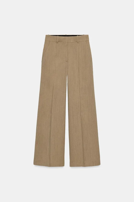 БРЮКИ ИЗ ШЕРСТИ СО СТРЕЛКАМИ — ZW COLLECTION