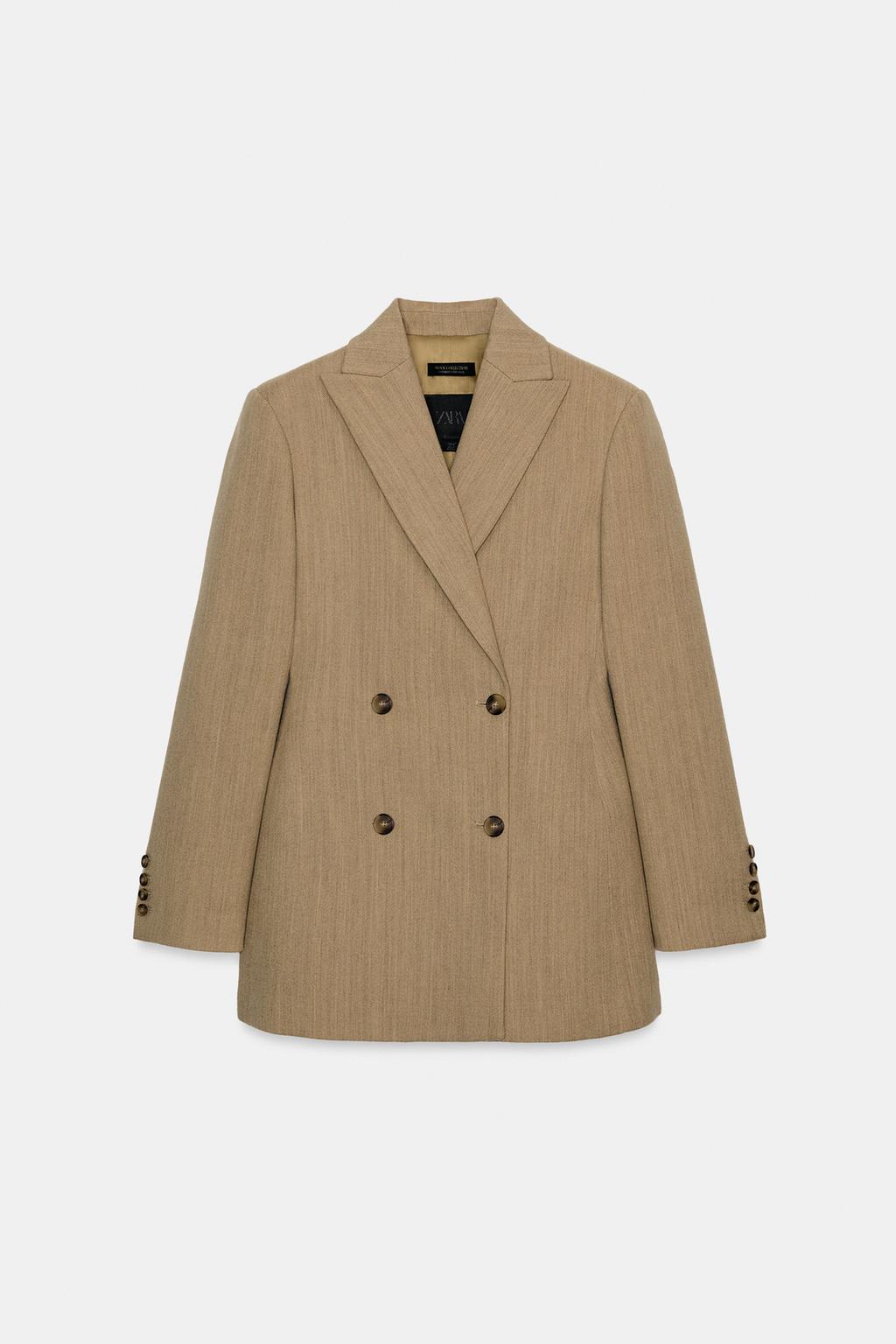 ПРИТАЛЕННЫЙ БЛЕЙЗЕР ИЗ СМЕСОВОЙ ШЕРСТИ — ZW COLLECTION