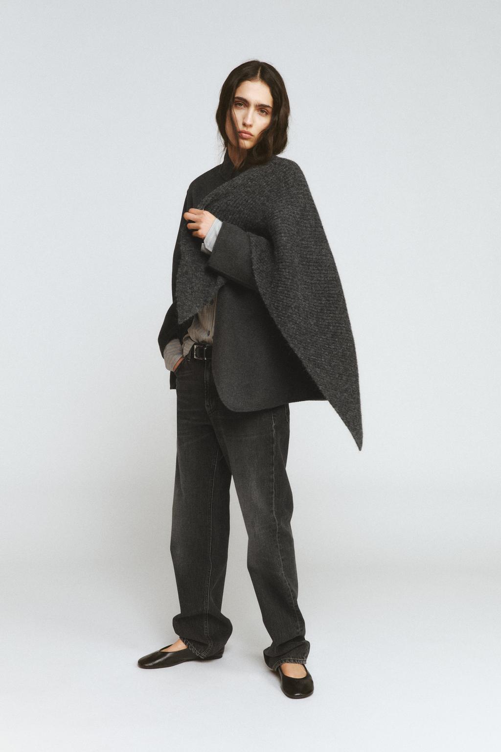 БЛЕЙЗЕР ИЗ СМЕСОВОЙ ШЕРСТИ С ПЛАТКОМ — ZW COLLECTION