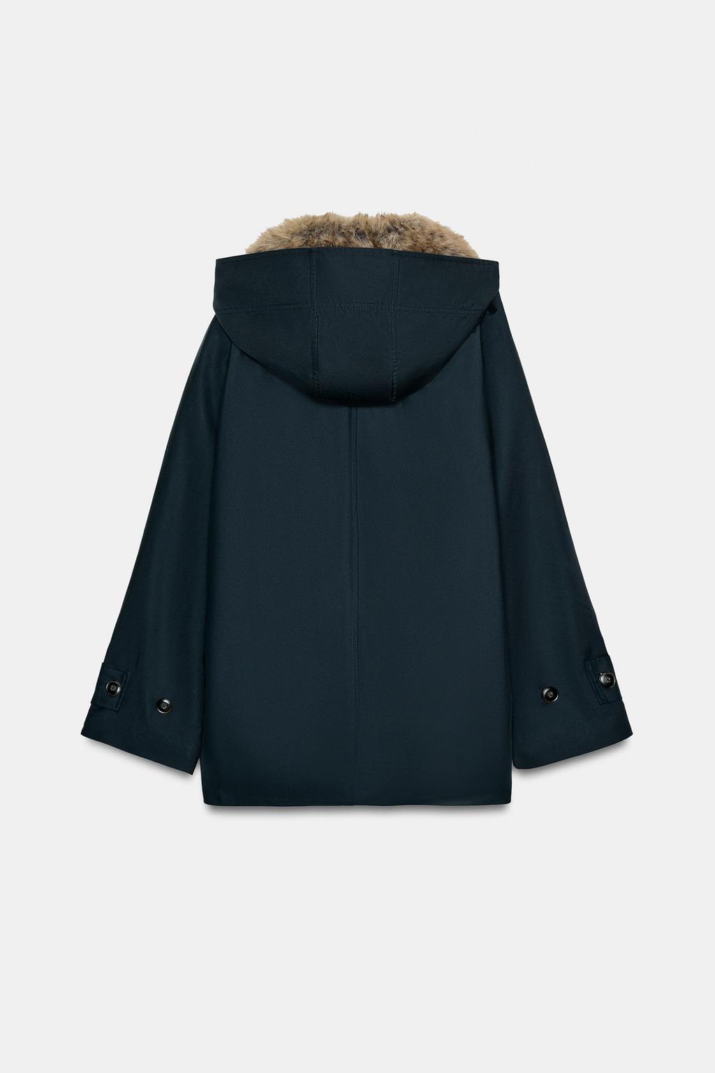 ТРЕНЧ С МЕХОВЫМ ВОРОТНИКОМ — ZW COLLECTION