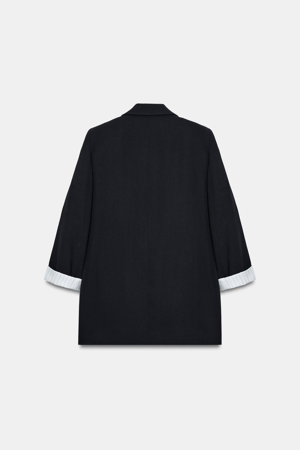 БЛЕЙЗЕР С ПРИНТОМ НА МАНЖЕТАХ