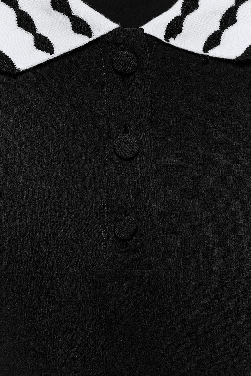 ТОП ПОЛО КОМБИНИРОВАННЫЙ