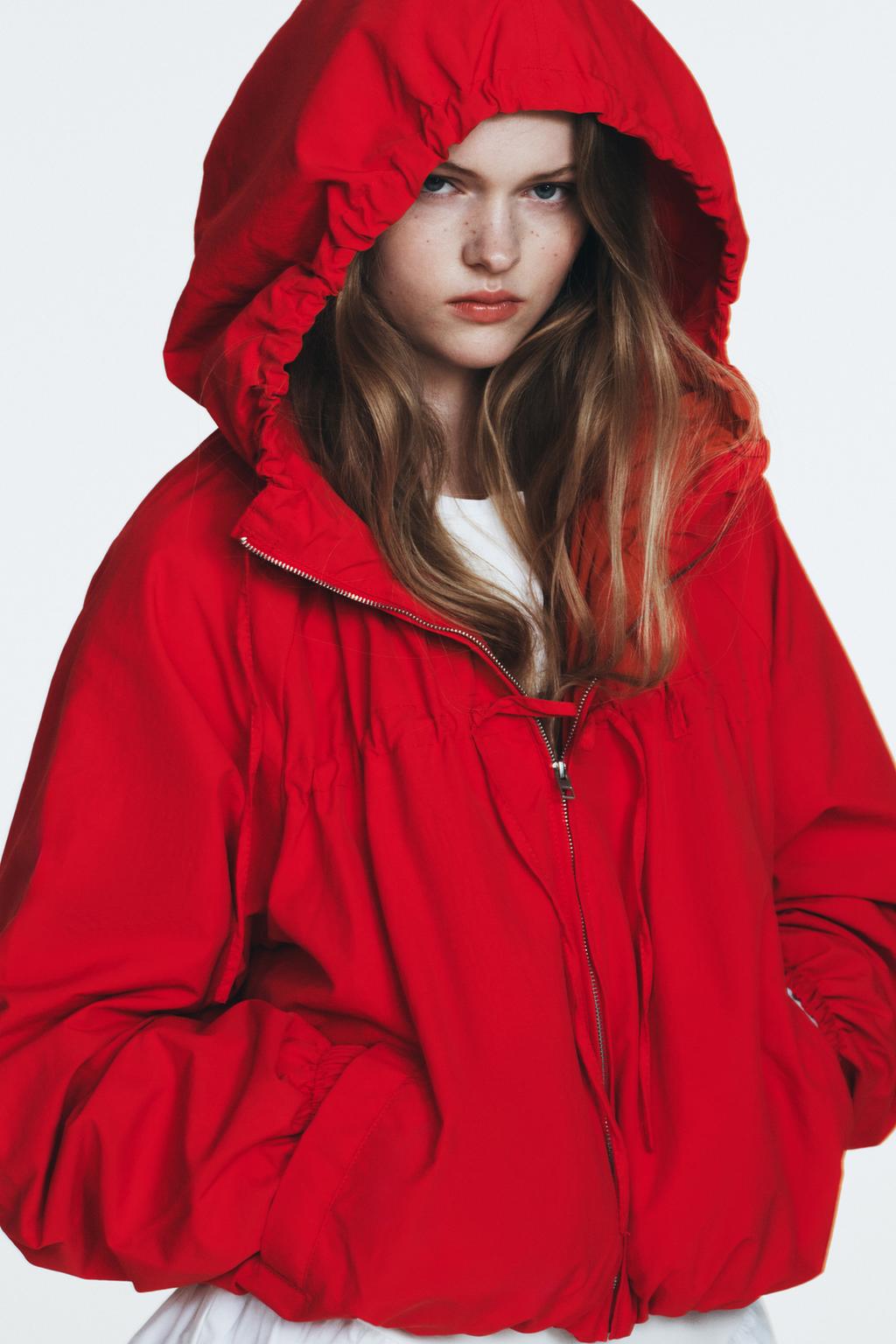 НЕЙЛОНОВАЯ КУРТКА С ЗАВЯЗКАМИ