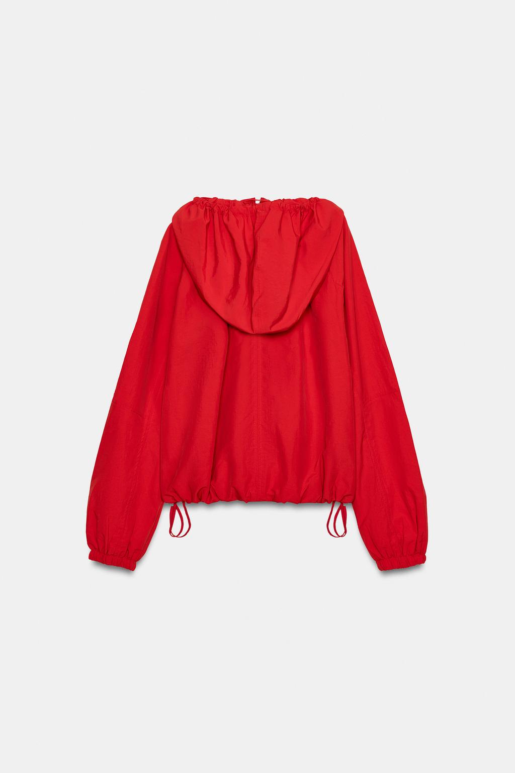 НЕЙЛОНОВАЯ КУРТКА С ЗАВЯЗКАМИ