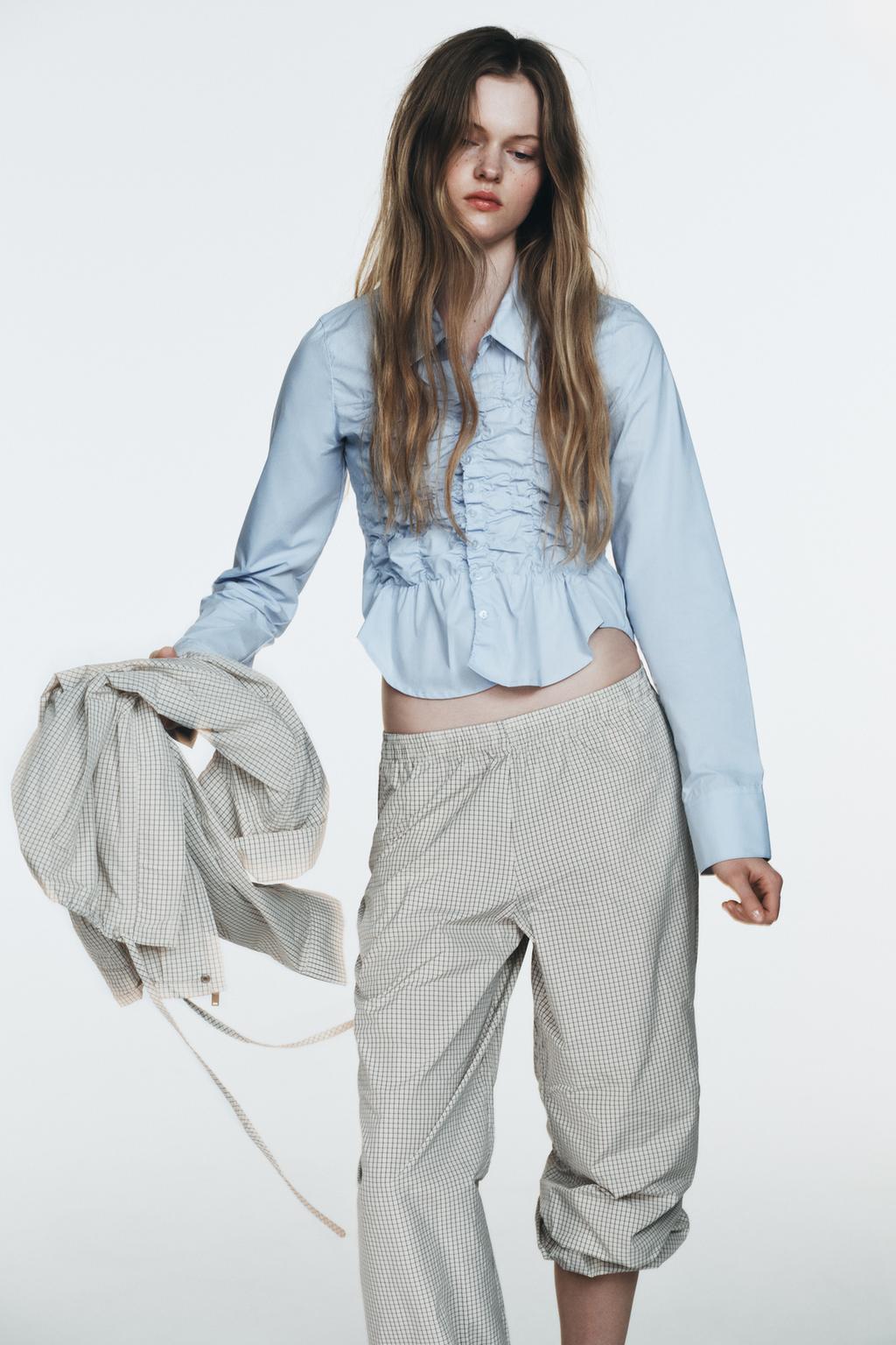 НЕЙЛОНОВЫЕ БРЮКИ-БОМБАШКИ В КЛЕТКУ