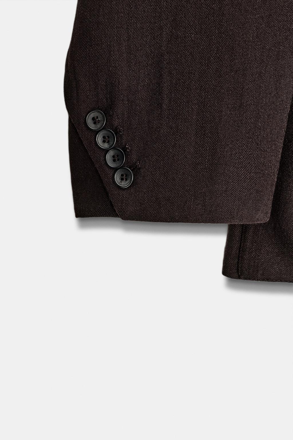 БЛЕЙЗЕР ИЗ 100% ШЕРСТИ С ПОЯСОМ — ZW COLLECTION LIMITED EDITION