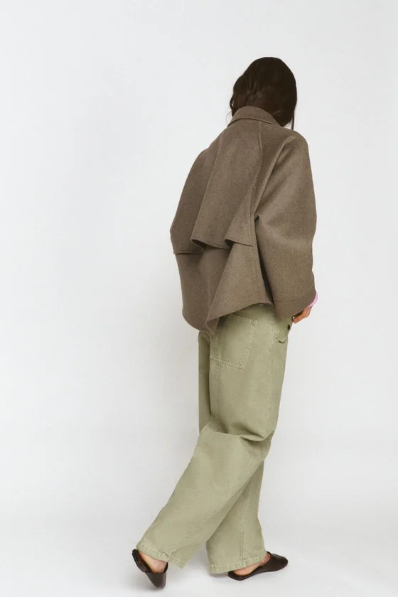 КУРТКА С ШЕРСТЬЮ И МОЛНИЕЙ — ZW COLLECTION