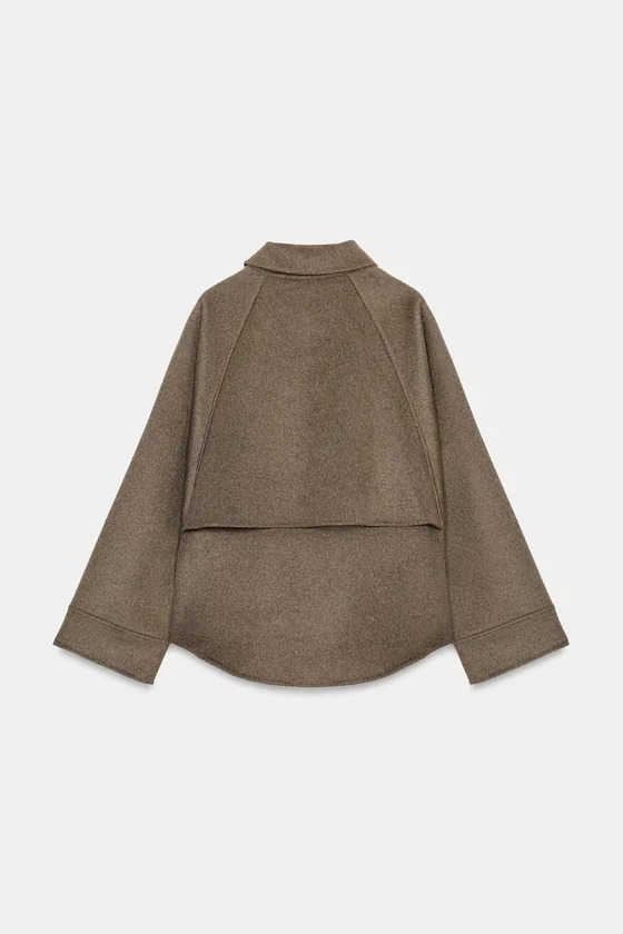 КУРТКА С ШЕРСТЬЮ И МОЛНИЕЙ — ZW COLLECTION