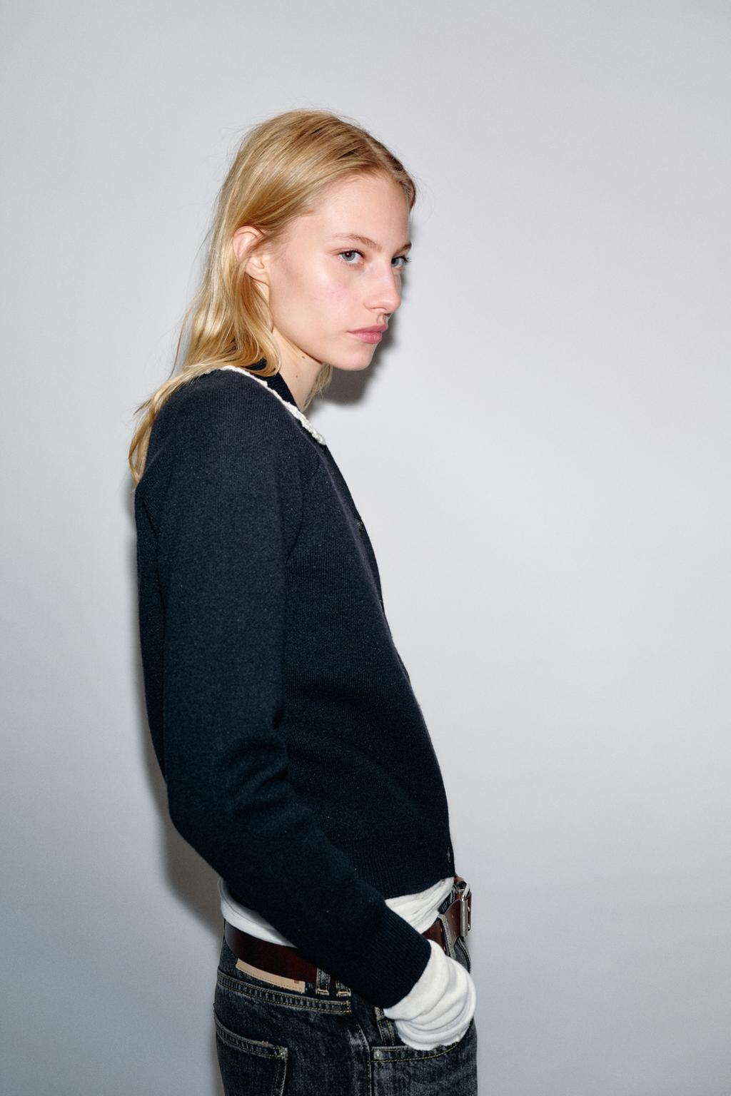 КАРДИГАН С КРУГЛЫМ ВОРОТНИКОМ