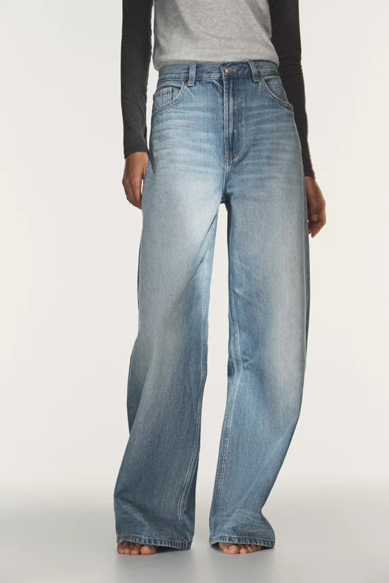 ДЖИНСЫ TRF EXTRA WIDE LEG С ВЫСОКОЙ ПОСАДКОЙ
