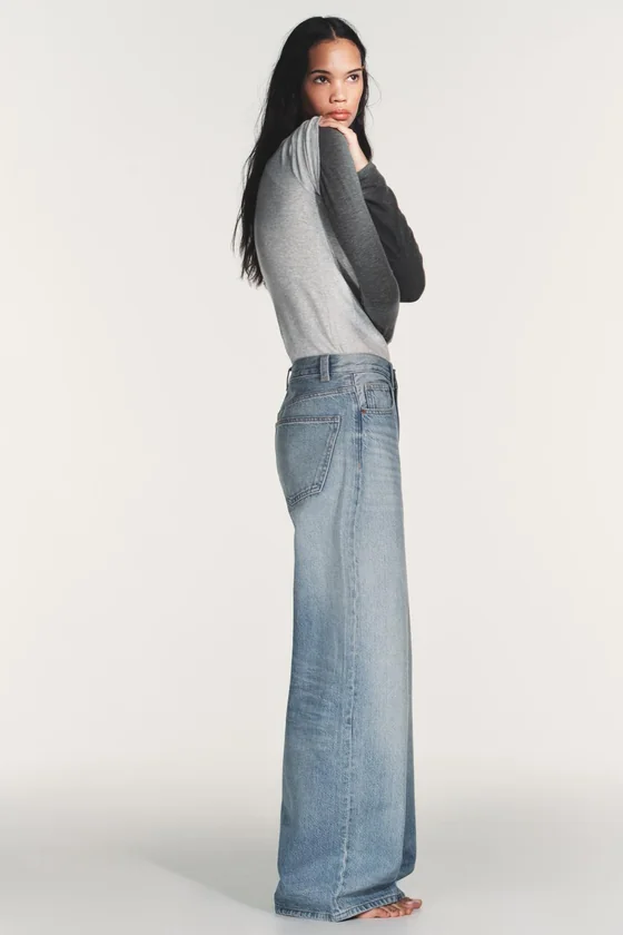 ДЖИНСЫ TRF EXTRA WIDE LEG С ВЫСОКОЙ ПОСАДКОЙ