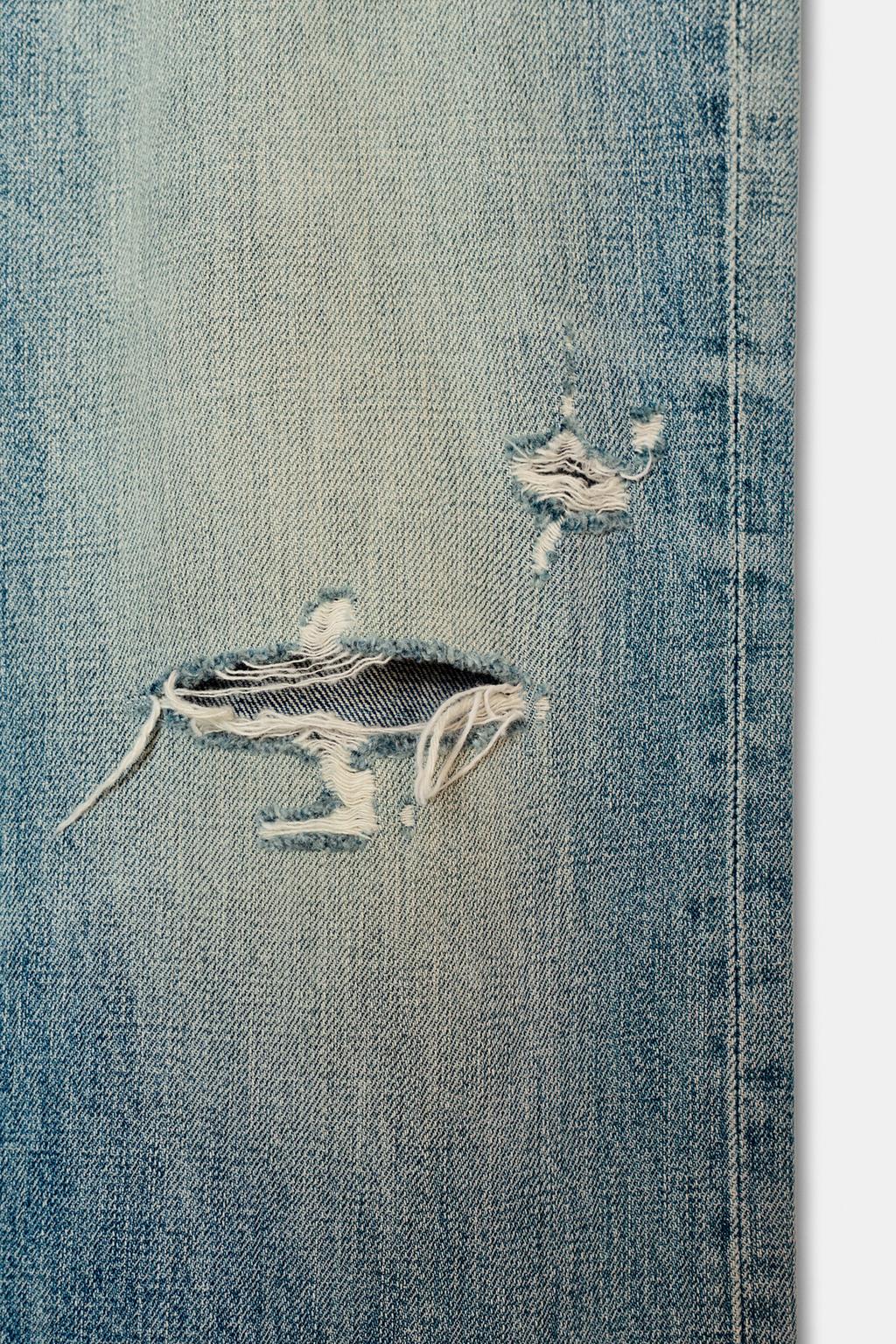 ДЖИНСЫ TRF WIDE-LEG С НИЗКОЙ ПОСАДКОЙ