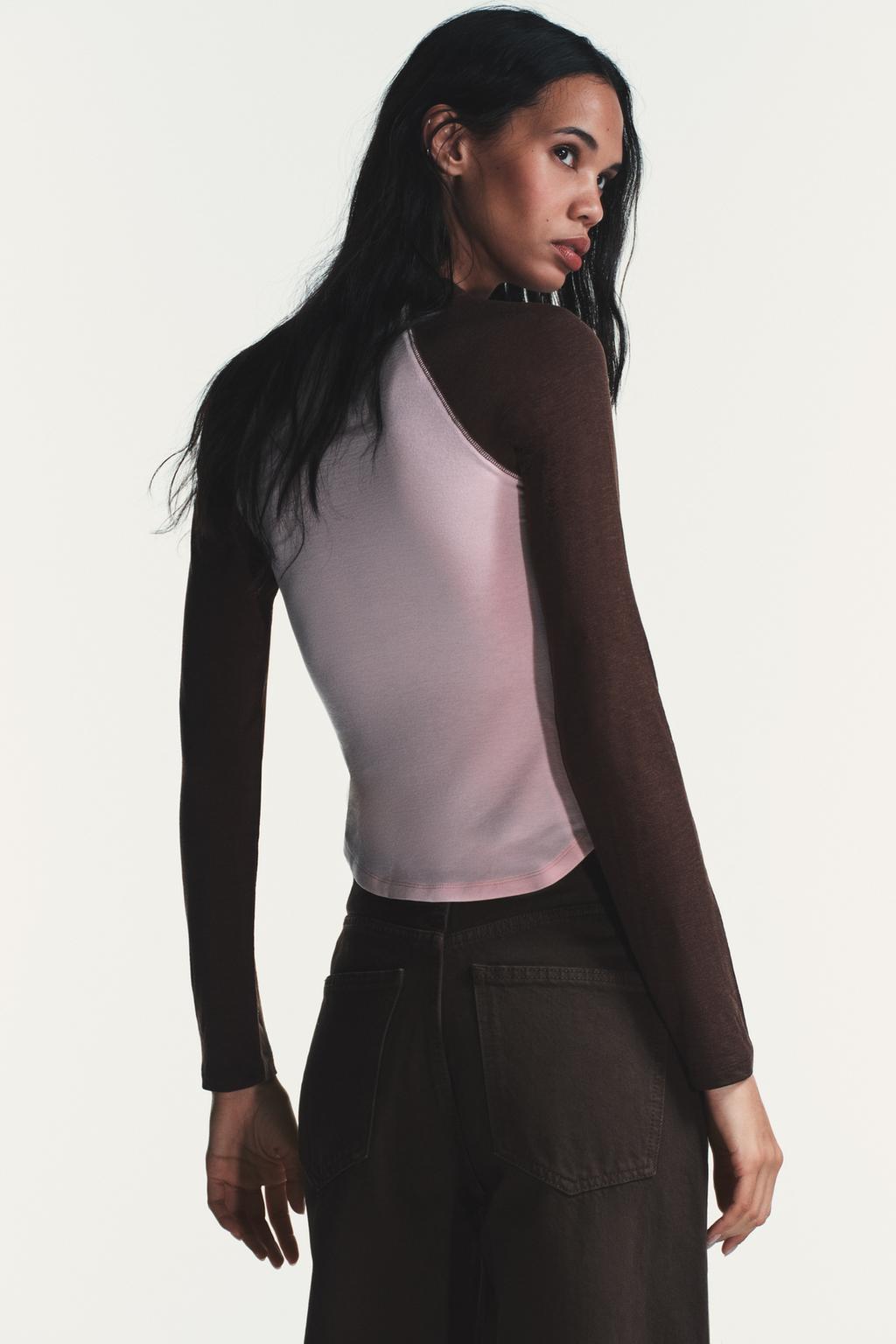 ФУТБОЛКА РЕГЛАН С КОНТРАСТНЫМИ ДЕТАЛЯМИ