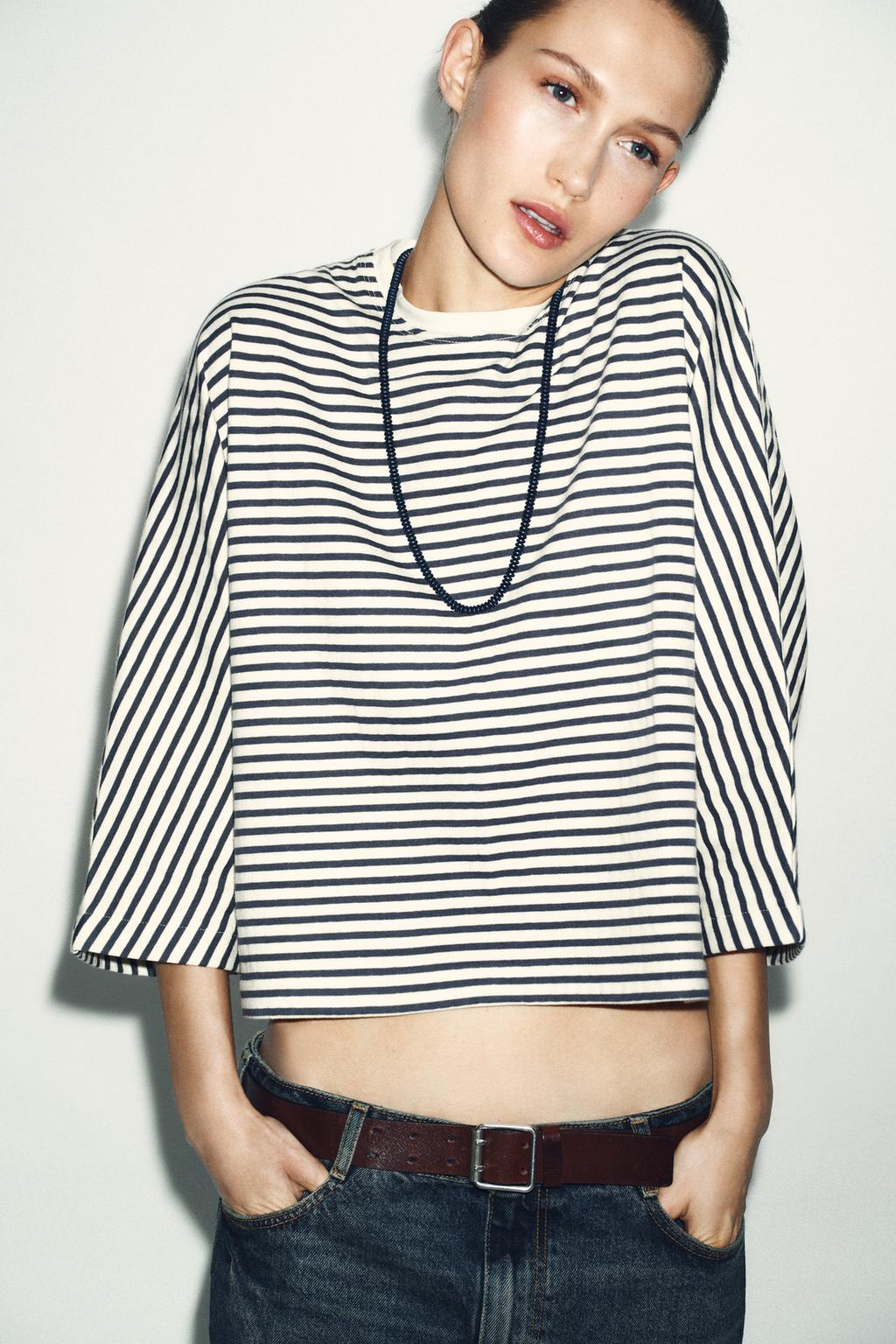 ФУТБОЛКА ОВЕРСАЙЗ В ПОЛОСКУ