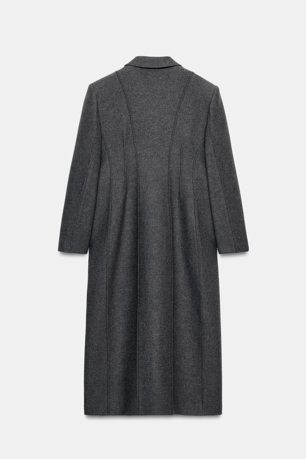 ПРИТАЛЕННОЕ ПАЛЬТО ИЗ ШЕРСТИ MANTECO — ZW COLLECTION LIMITED EDITION