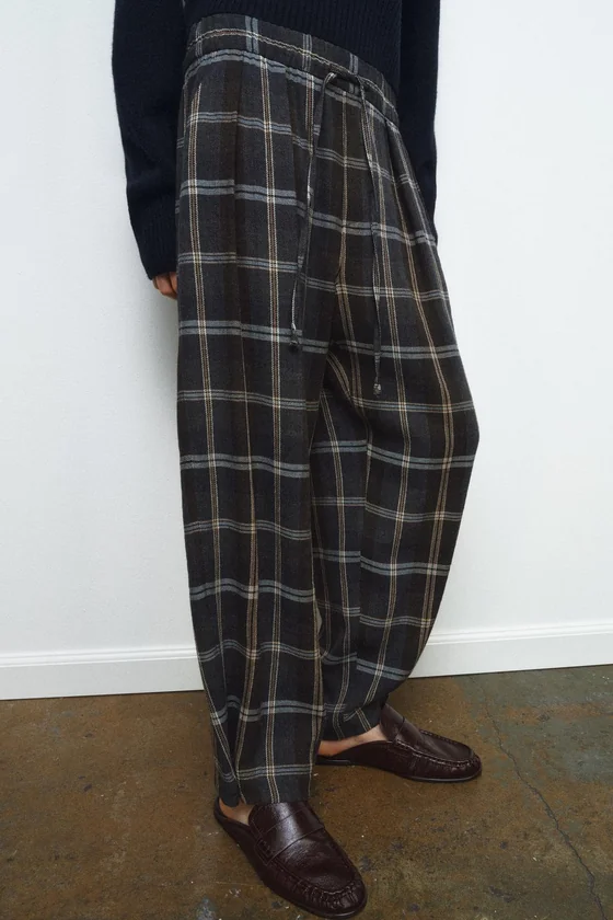 БРЮКИ В КЛЕТКУ — ZW COLLECTION