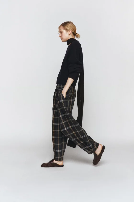 БРЮКИ В КЛЕТКУ — ZW COLLECTION