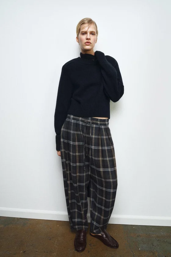 БРЮКИ В КЛЕТКУ — ZW COLLECTION