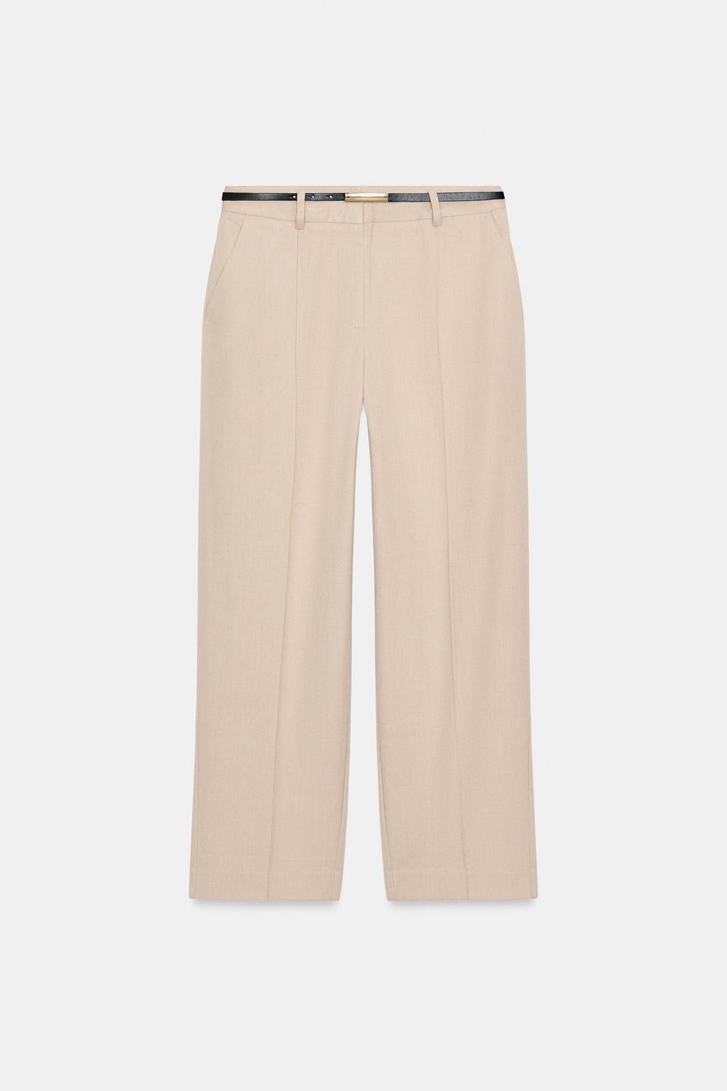 ПРЯМЫЕ БРЮКИ С ПОЯСОМ