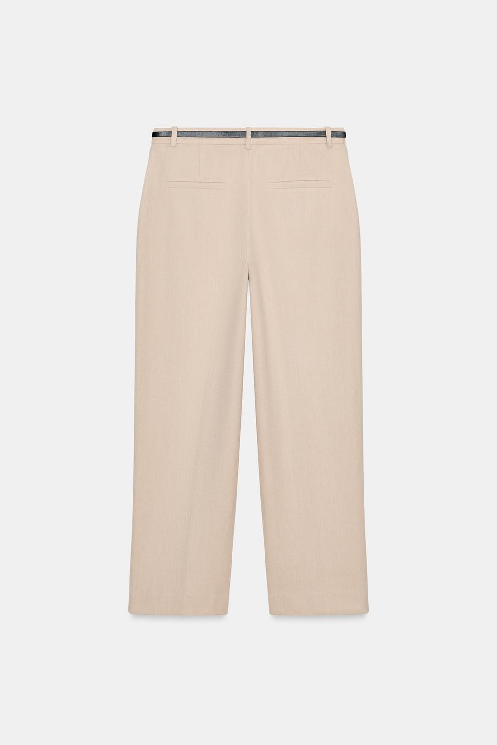 ПРЯМЫЕ БРЮКИ С ПОЯСОМ