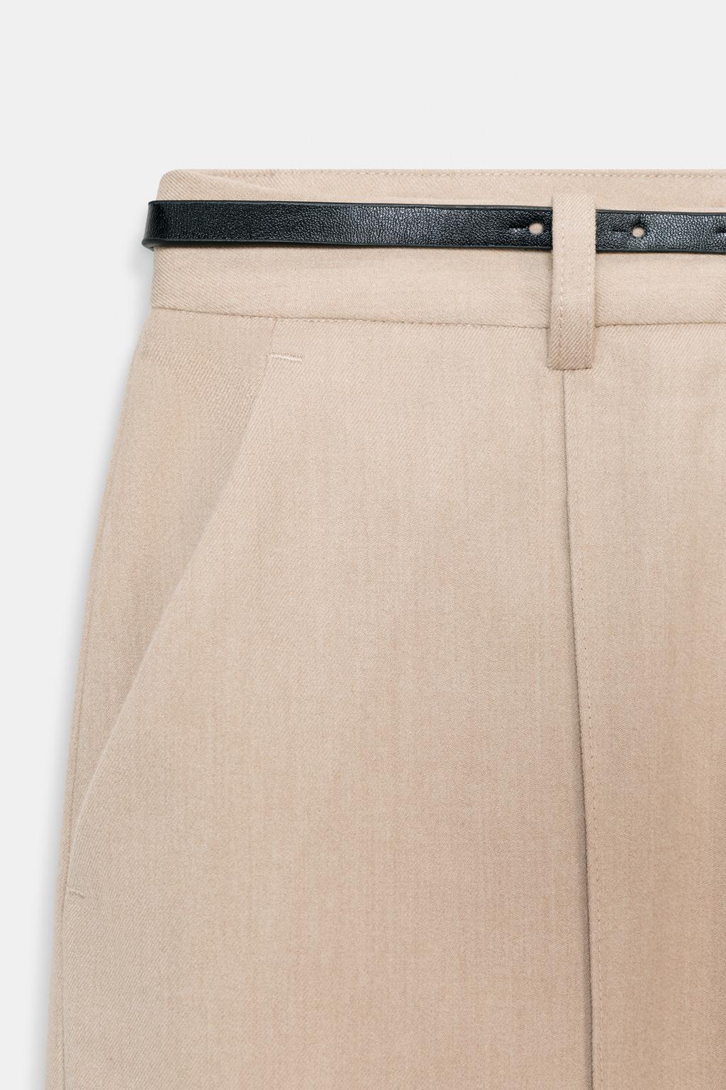 ПРЯМЫЕ БРЮКИ С ПОЯСОМ