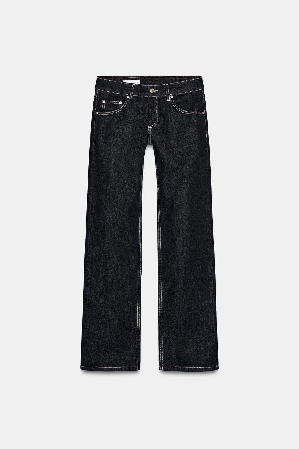 ДЖИНСЫ TRF WIDE-LEG С НИЗКОЙ ПОСАДКОЙ