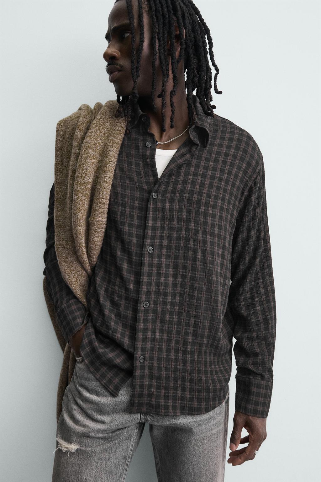 РУБАШКА RELAXED FIT В КЛЕТКУ