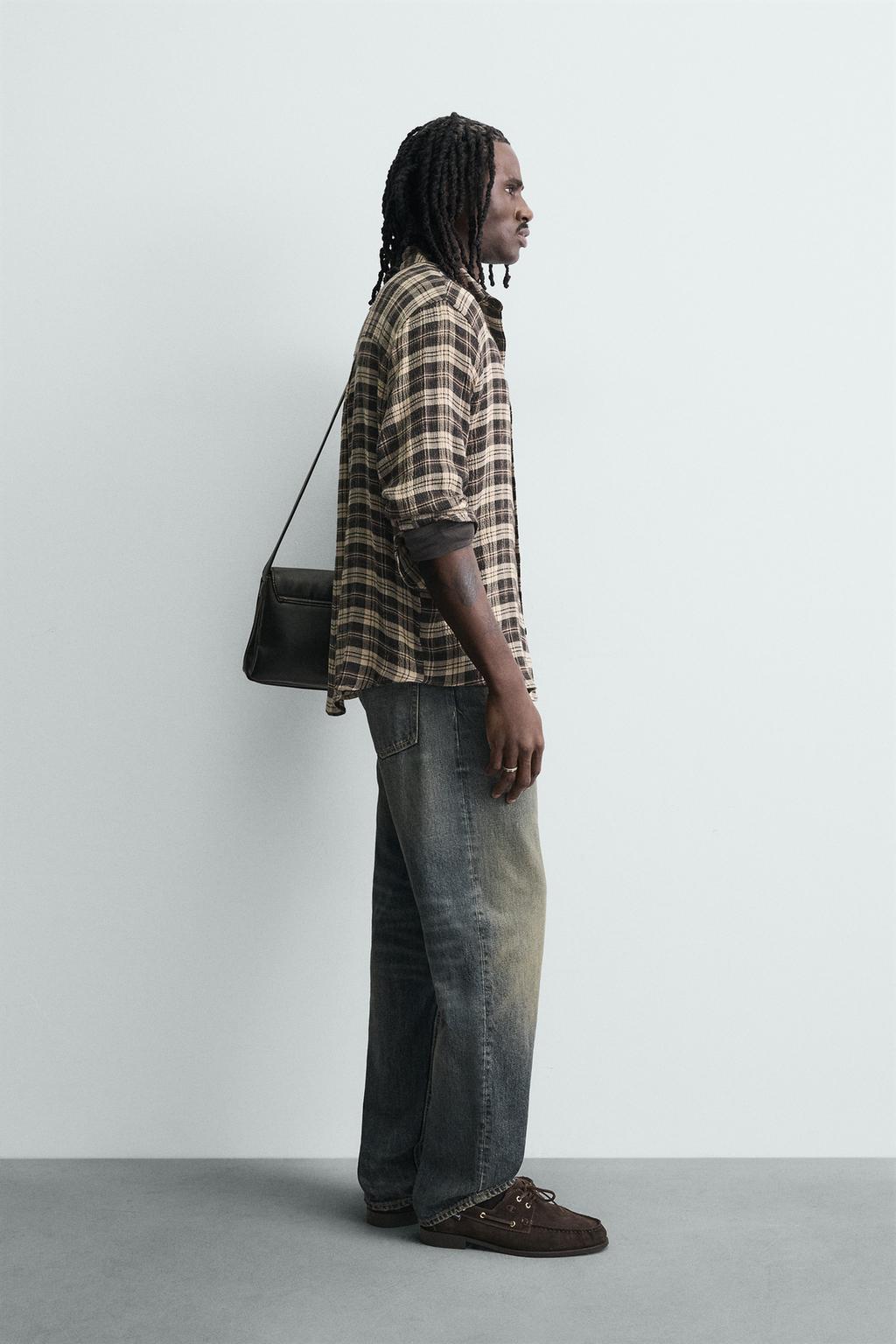 РУБАШКА RELAXED FIT В КЛЕТКУ