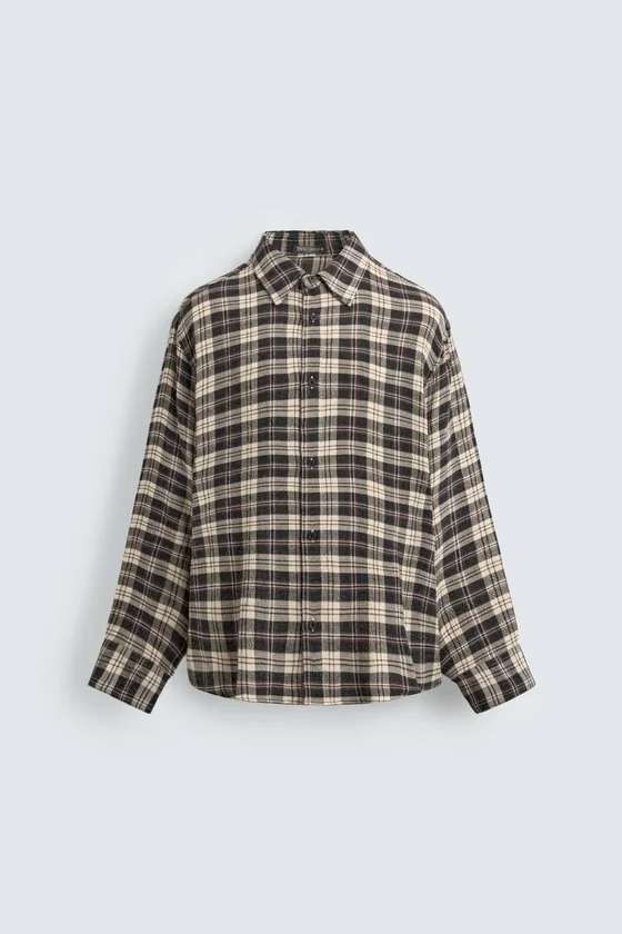 РУБАШКА RELAXED FIT В КЛЕТКУ