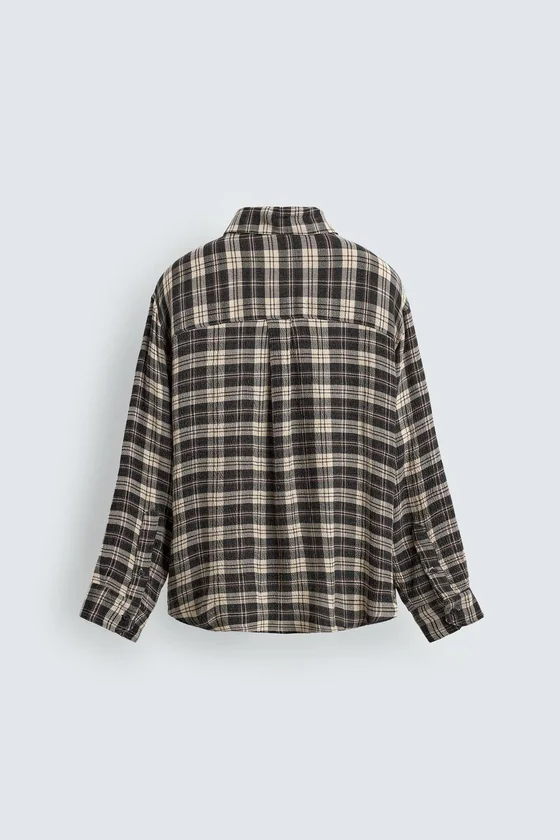 РУБАШКА RELAXED FIT В КЛЕТКУ