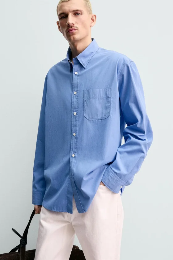 РУБАШКА REGULAR FIT С КАРМАНОМ ORIGINS