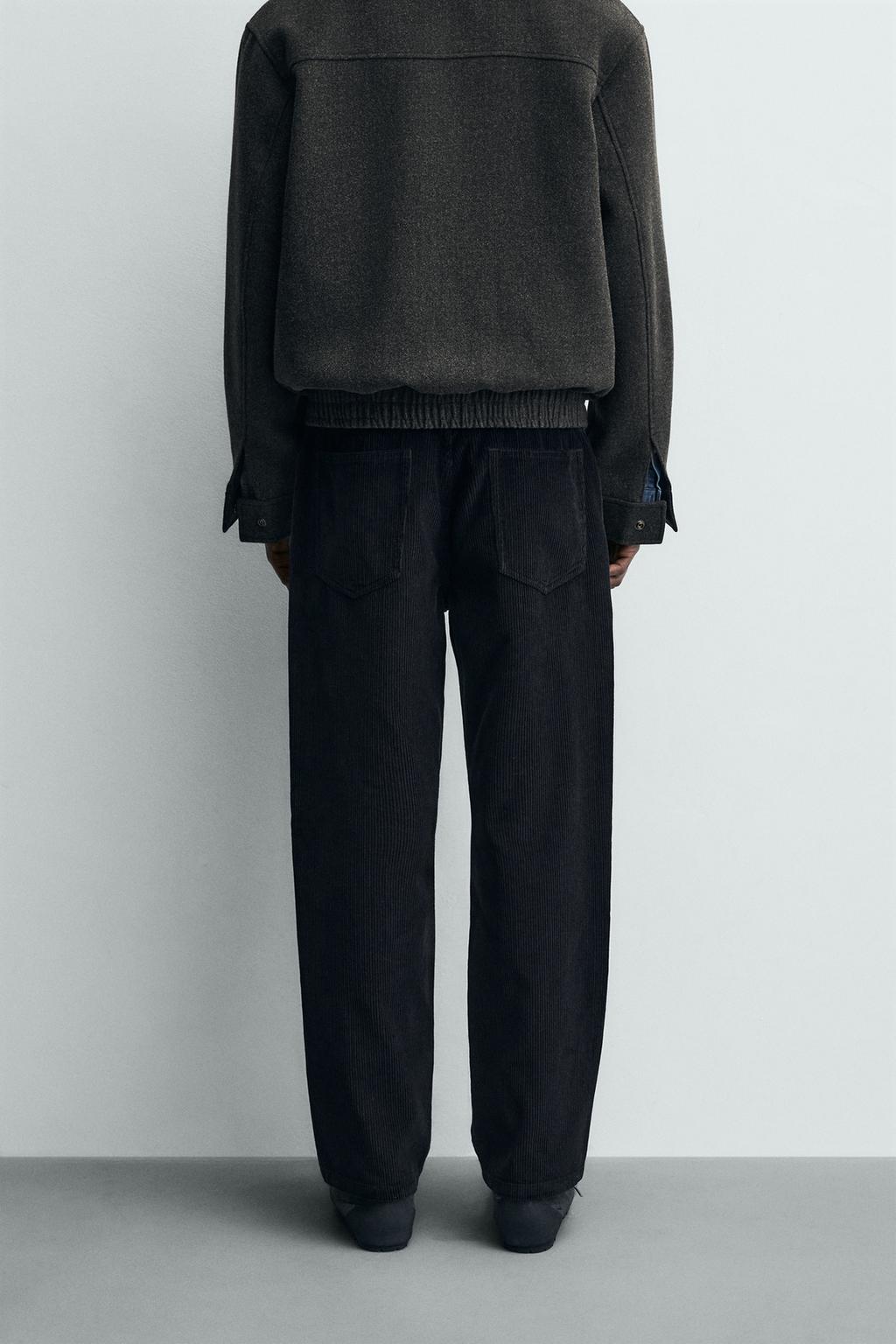 БРЮКИ STRAIGHT FIT ИЗ ВЕЛЬВЕТА