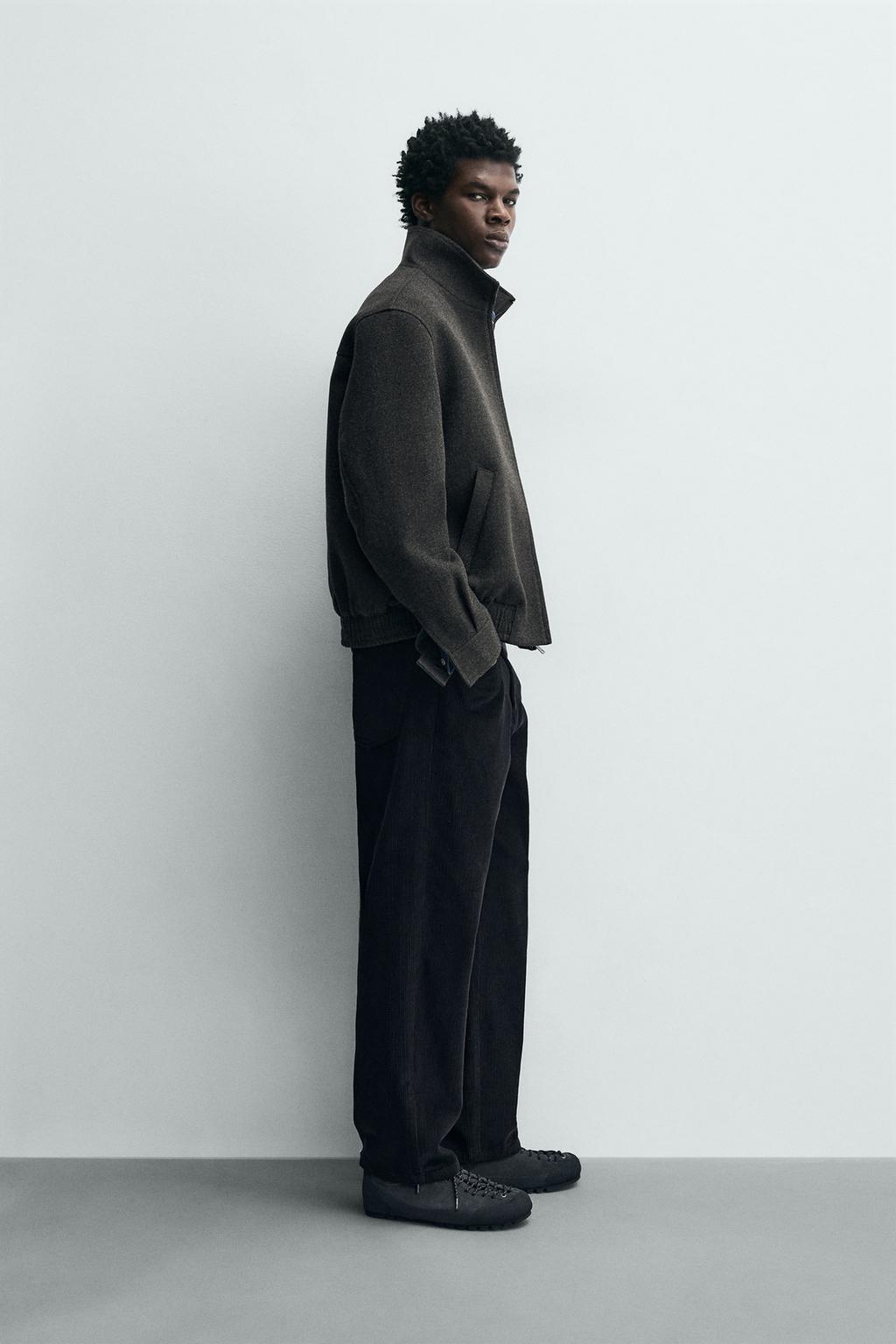 БРЮКИ STRAIGHT FIT ИЗ ВЕЛЬВЕТА