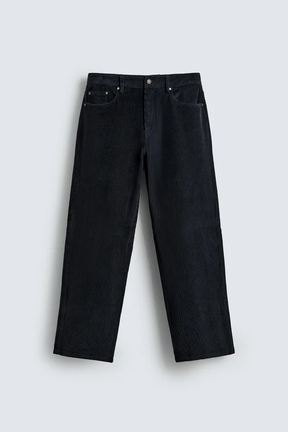 БРЮКИ STRAIGHT FIT ИЗ ВЕЛЬВЕТА