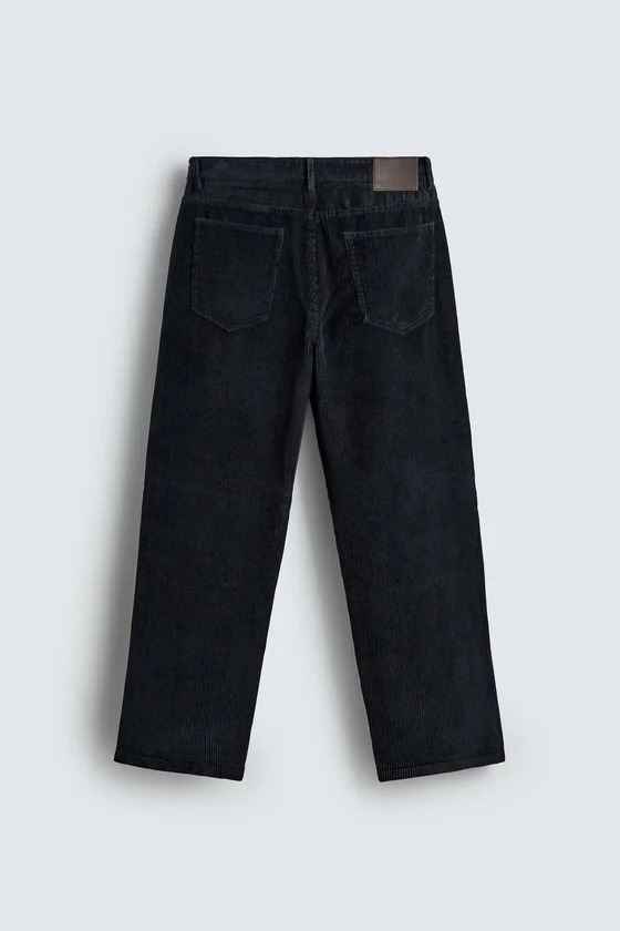 БРЮКИ STRAIGHT FIT ИЗ ВЕЛЬВЕТА