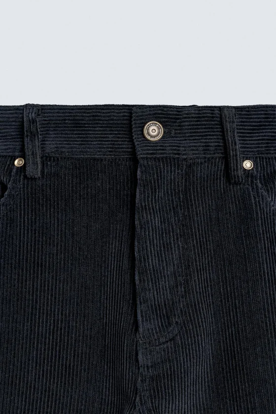 БРЮКИ STRAIGHT FIT ИЗ ВЕЛЬВЕТА