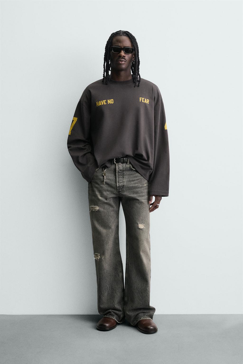 ФУТБОЛКА С ПРИНТОМ В ВИДЕ ЦИФР