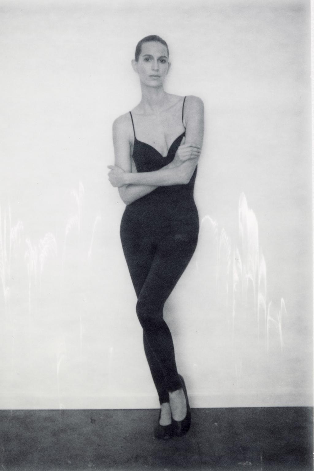 ЛЕГИНСЫ ИЗ ПОЛИАМИДА С КРУЖЕВОМ