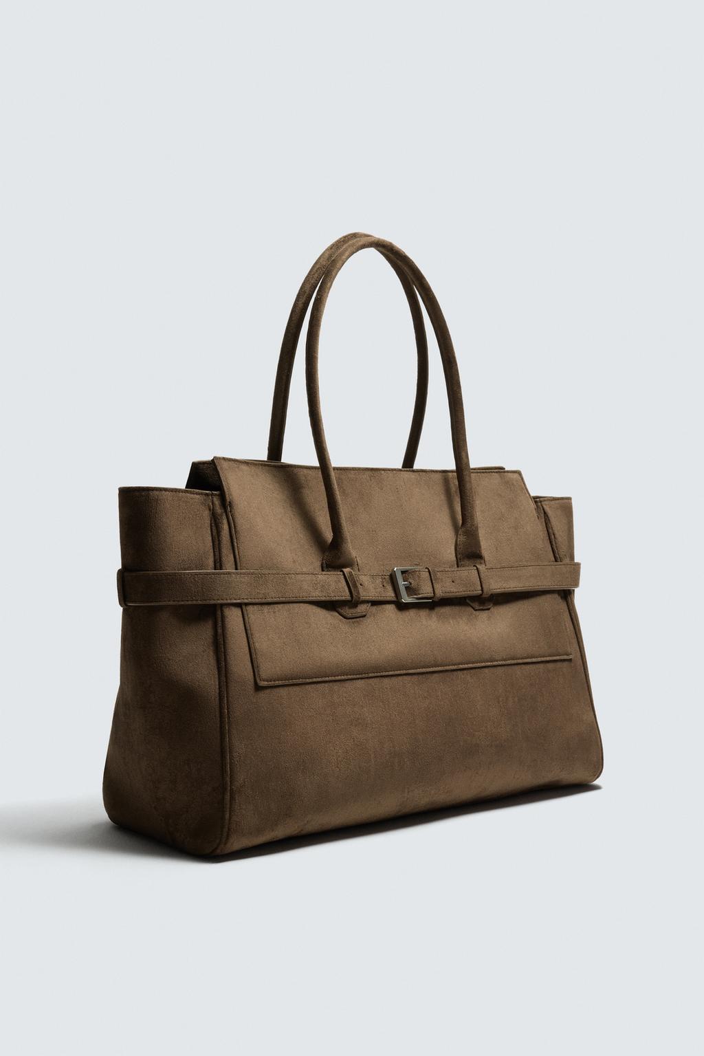 СУМКА С ДЕТАЛЬЮ В ВИДЕ РЕМНЯ