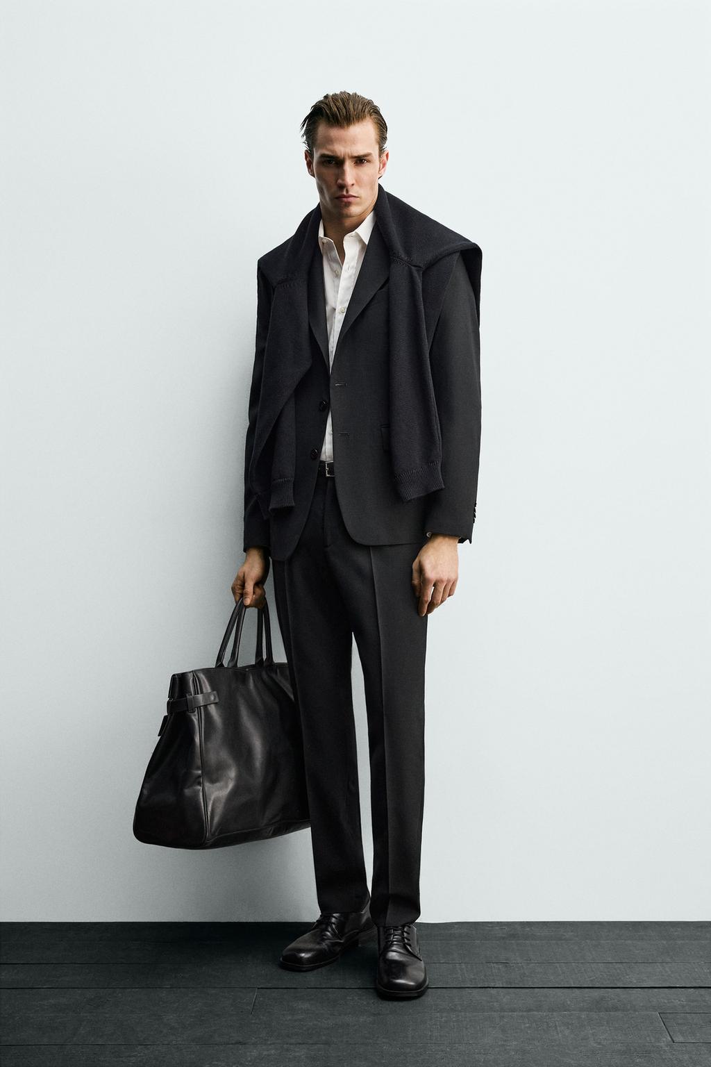 КОСТЮМНЫЙ ПИДЖАК С ШЕРСТЬЮ