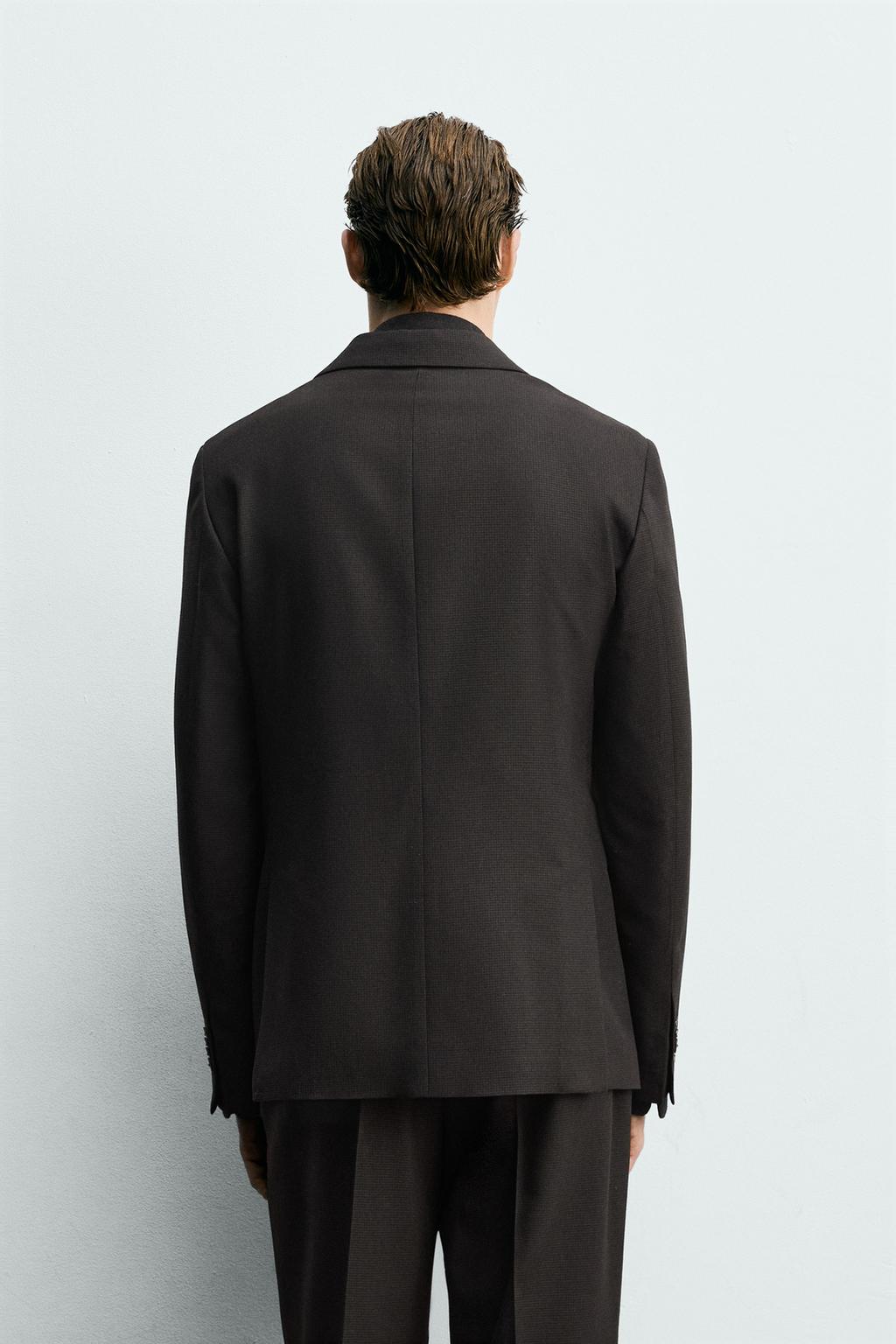 КОСТЮМНЫЙ БЛЕЙЗЕР С УЗОРОМ «ГУСИНАЯ ЛАПКА»